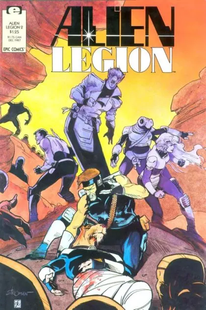 Alien Legion, Vol. 2 #2 comic book cover, 1987
