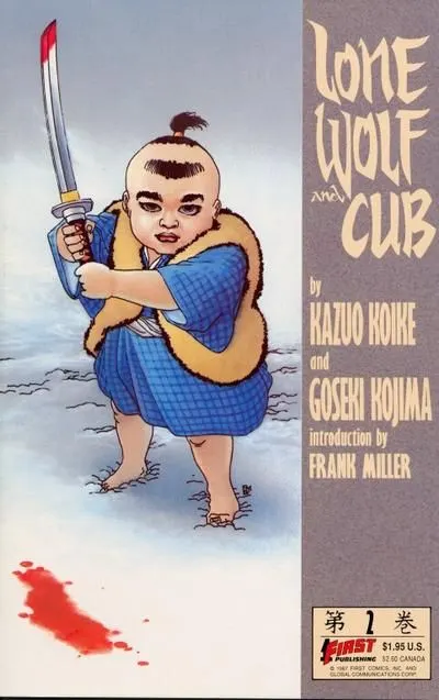 Lone Wolf and Cub #2 comic book cover, 1987