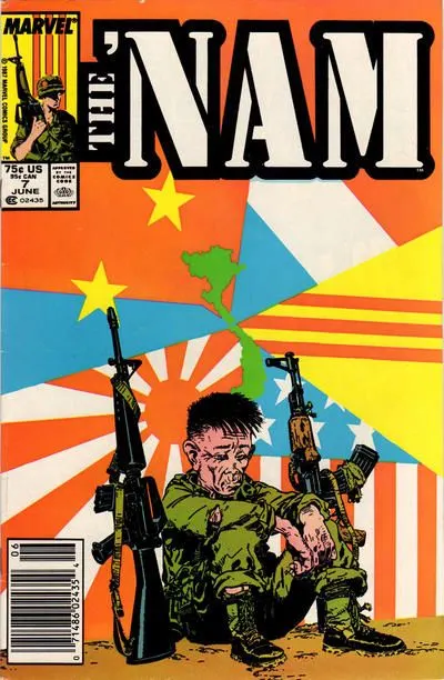The 'Nam #7 Newsstand Edition comic book cover, 1987