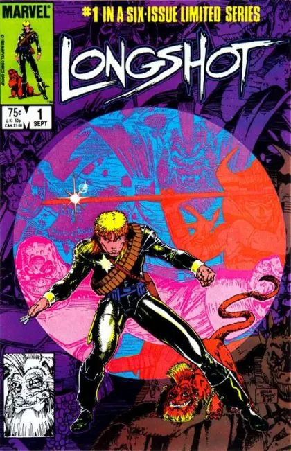 Longshot, Vol. 1 #1 Direct Edition comic book cover, 1985