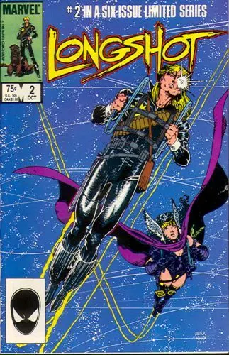 Longshot, Vol. 1 #2 Direct Edition comic book cover, 1985