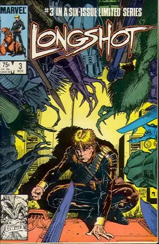Longshot, Vol. 1 #3 Direct Edition comic book cover, 1985