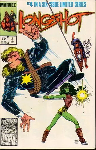 Longshot, Vol. 1 #4 Direct Edition comic book cover, 1985