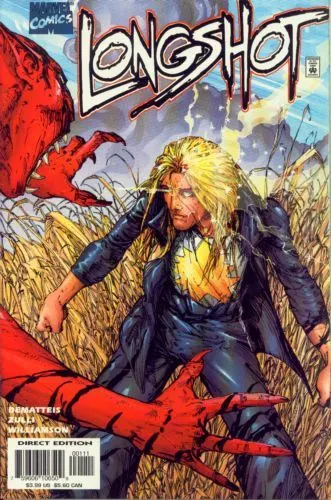 Longshot, Vol. 2 #1 comic book cover, 1998