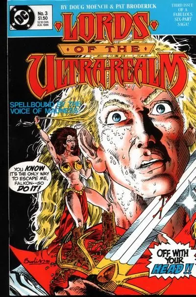 Lords of the Ultra Realm #3 comic book cover, 1986