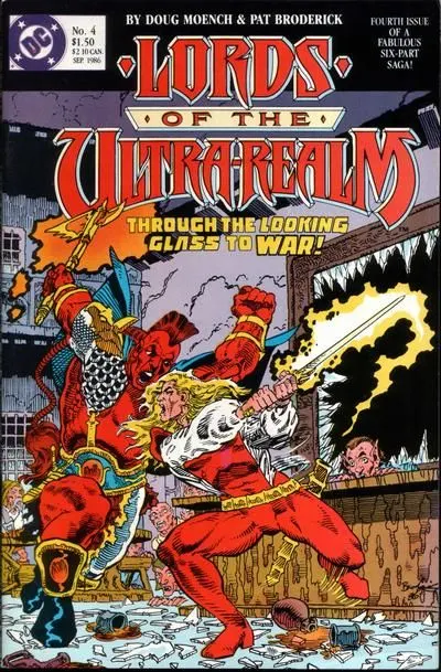 Lords of the Ultra Realm #4 comic book cover, 1986