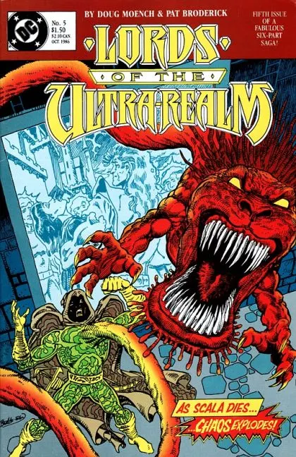 Lords of the Ultra Realm #5 comic book cover, 1986