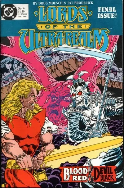 Lords of the Ultra Realm #6 comic book cover, 1986