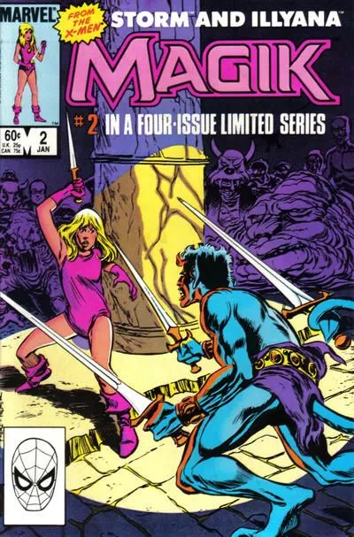Magik, Vol. 1 #2 Direct Edition comic book cover, 1984