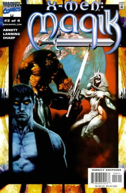 X-Men: Magik #3 comic book cover, 2001