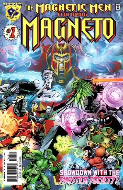 Magnetic Men featuring Magneto #1 Direct Edition comic book cover, 1997