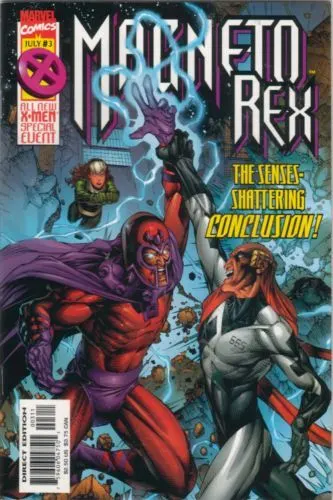 Magneto Rex #3 Direct Edition comic book cover, 1999
