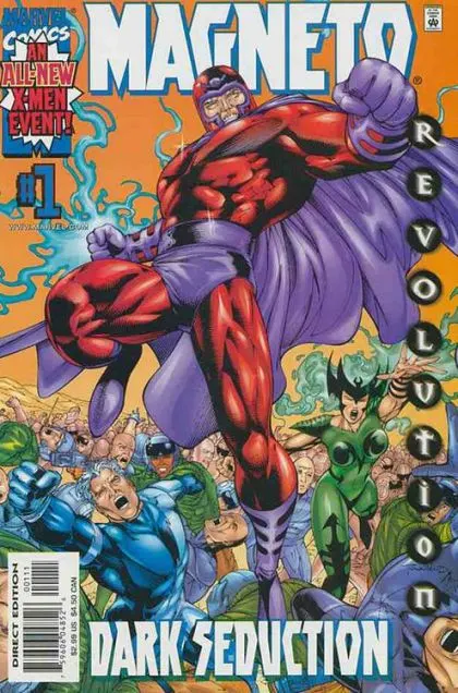 Magneto: Dark Seduction #1 comic book cover, 2000