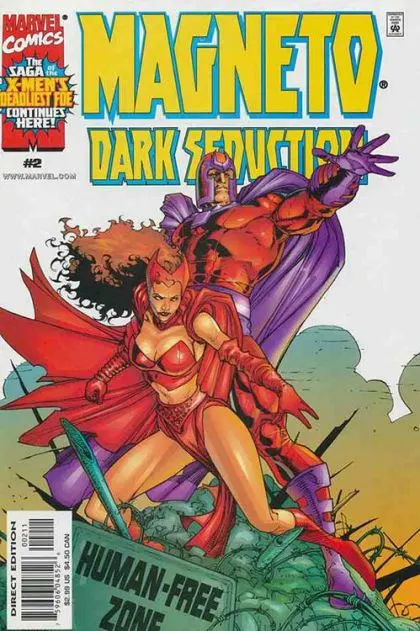 Magneto: Dark Seduction #2 comic book cover, 2000