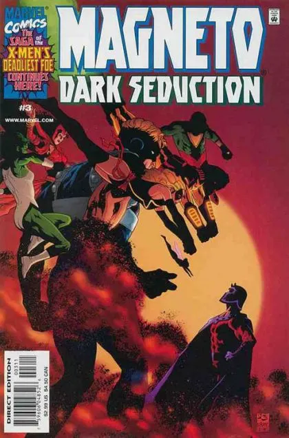 Magneto: Dark Seduction #3 comic book cover, 2000