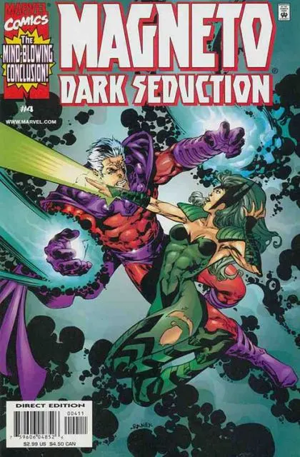 Magneto: Dark Seduction #4 comic book cover, 2000