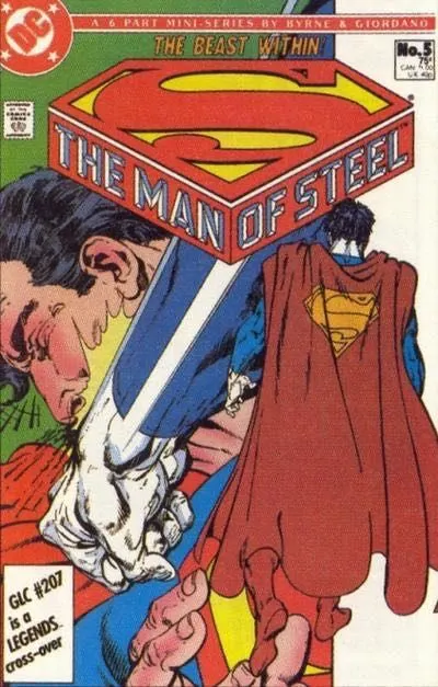 The Man of Steel, Vol. 1 #5 Direct Edition comic book cover, 1986