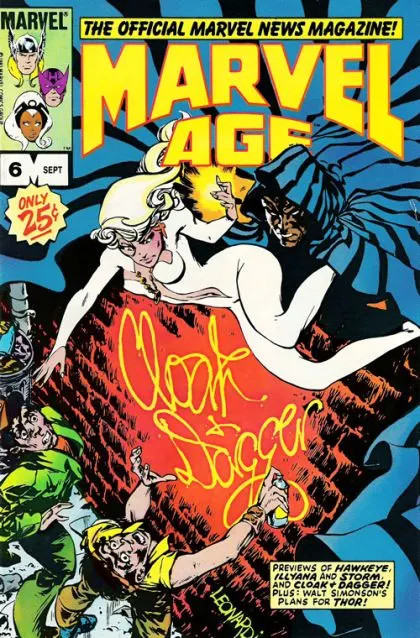 Marvel Age #6 comic book cover, 1983