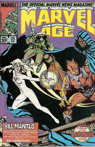 Marvel Age #25 comic book cover, 1985