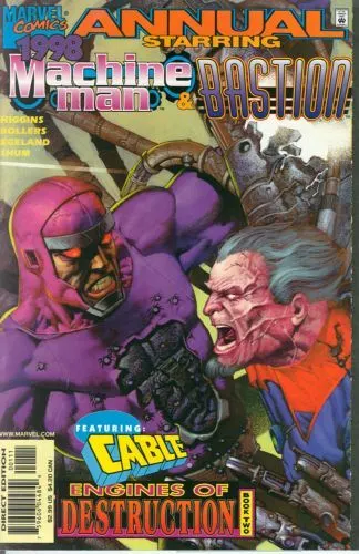 Machine Man/Bastion '98 #1998NN comic book cover, 1998