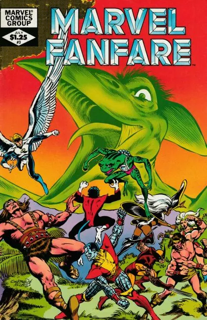 Marvel Fanfare, Vol. 1 #3 comic book cover, 1982