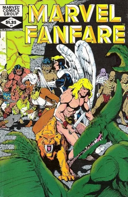 Marvel Fanfare, Vol. 1 #4 comic book cover, 1982