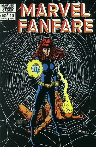 Marvel Fanfare, Vol. 1 #10 comic book cover, 1983