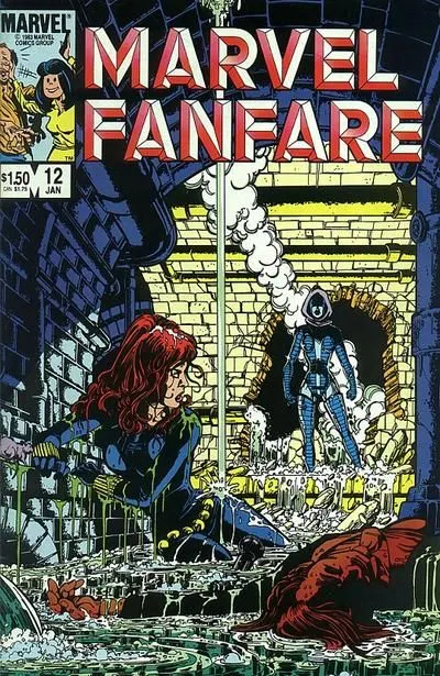 Marvel Fanfare, Vol. 1 #12 comic book cover, 1984