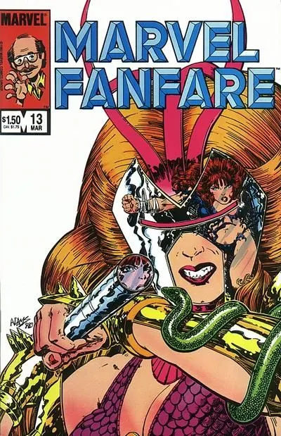Marvel Fanfare, Vol. 1 #13 comic book cover, 1984