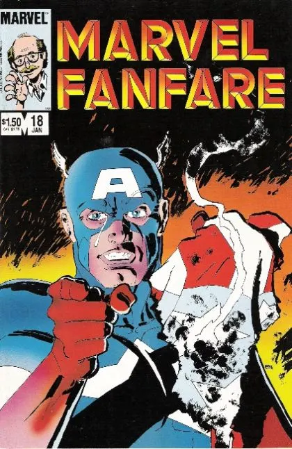 Marvel Fanfare, Vol. 1 #18 comic book cover, 1985