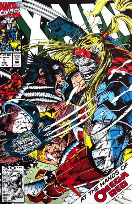 X-Men, Vol. 1 #5 Direct Edition comic book cover, 1992