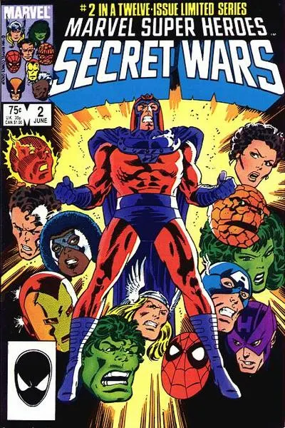 Marvel Super Heroes Secret Wars #2 Direct Edition comic book cover, 1984