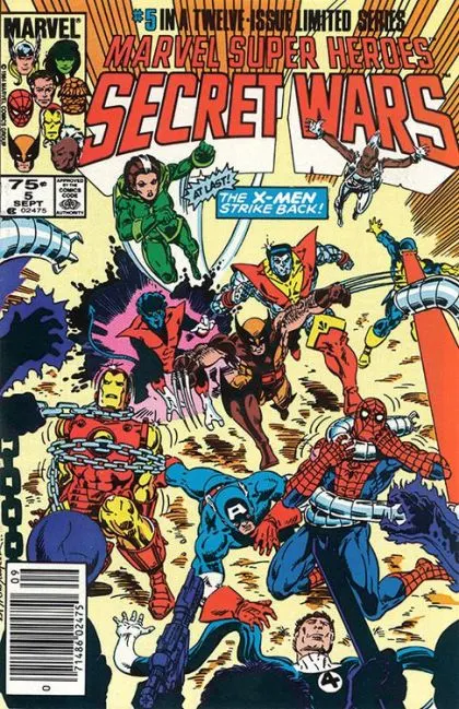 Marvel Super Heroes Secret Wars #5 Newsstand Edition comic book cover, 1984