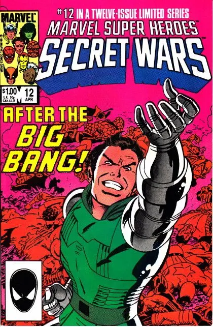 Marvel Super Heroes Secret Wars #12 Direct Edition comic book cover, 1985