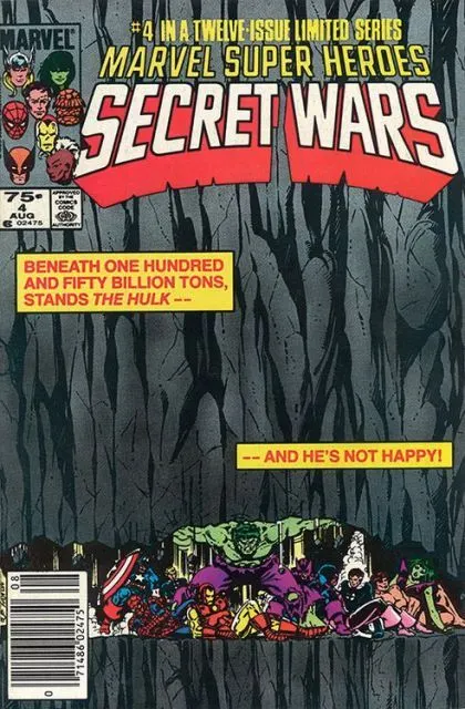 Marvel Super Heroes Secret Wars #4 Newsstand Edition comic book cover, 1984
