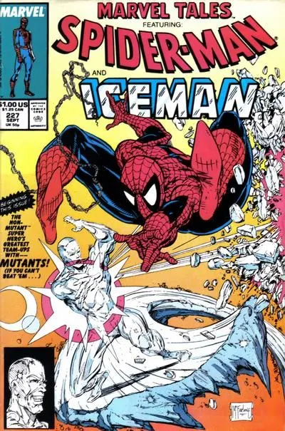 Marvel Tales, Vol. 2 #227 Direct Edition comic book cover, 1989