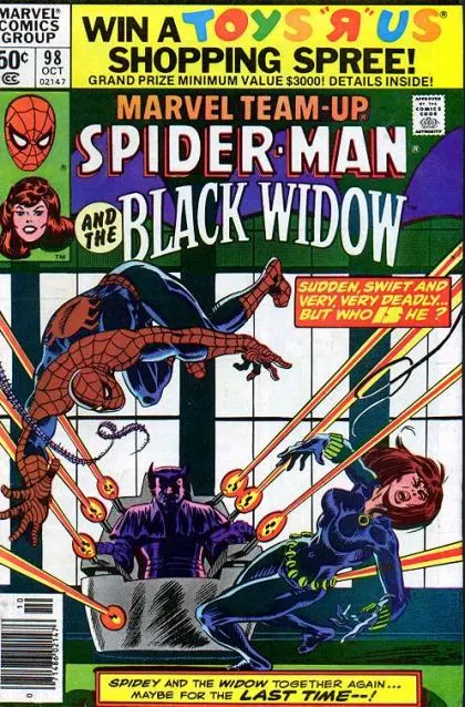 Marvel Team-Up, Vol. 1 #98 Newsstand Edition comic book cover, 1980