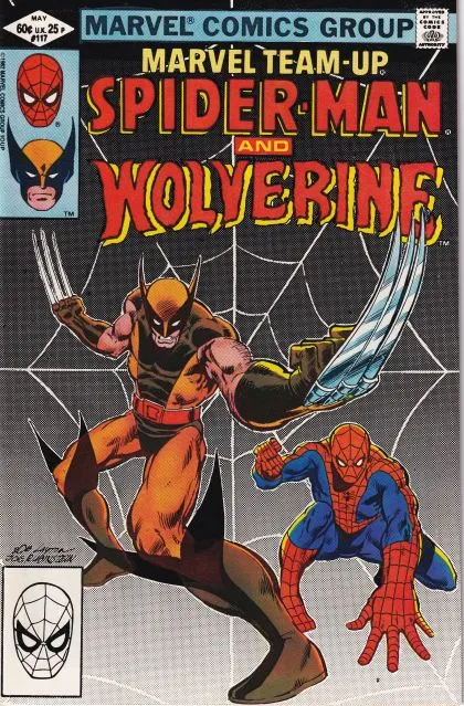 Marvel Team-Up, Vol. 1 #117 Direct Edition comic book cover, 1982