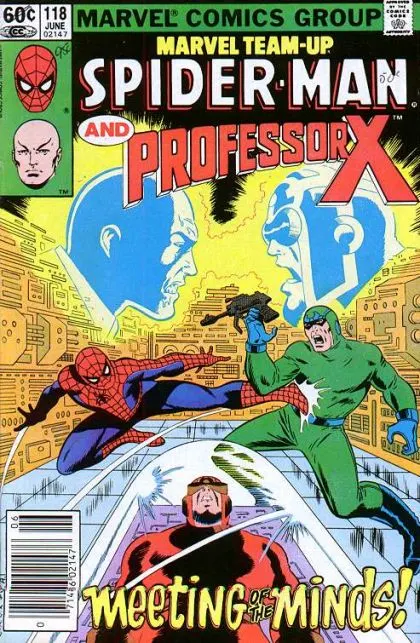 Marvel Team-Up, Vol. 1 #118 Newsstand Edition comic book cover, 1982