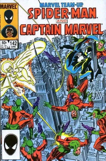 Marvel Team-Up, Vol. 1 #142 Direct Edition comic book cover, 1984