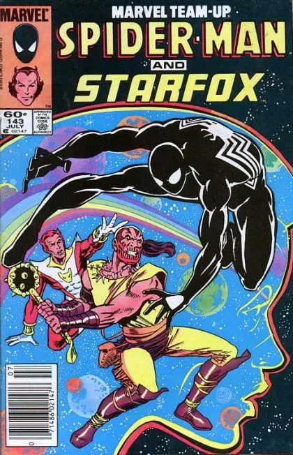 Marvel Team-Up, Vol. 1 #143 Newsstand Edition comic book cover, 1984