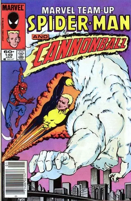 Marvel Team-Up, Vol. 1 #149 Newsstand Edition comic book cover, 1985