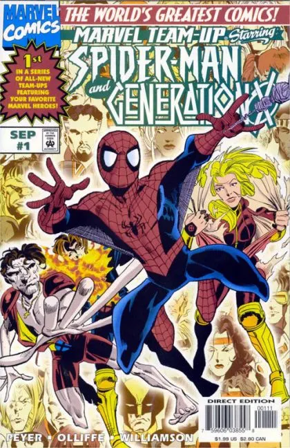 Marvel Team-Up, Vol. 2 #1 Direct Edition comic book cover, 1997