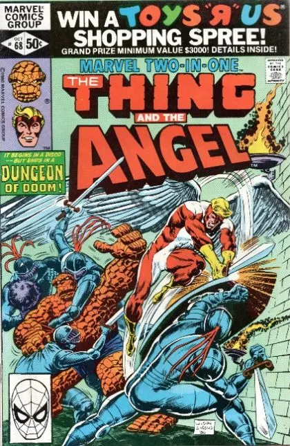 Marvel Two-In-One, Vol. 1 #68 Direct Edition comic book cover, 1980