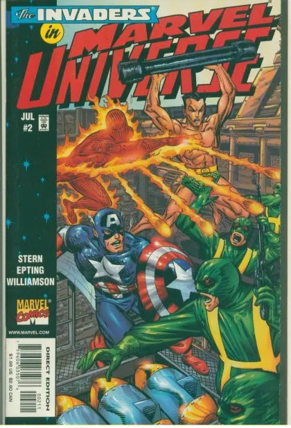 Marvel Universe #2 comic book cover, 1998