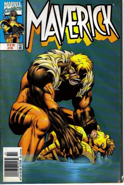 Maverick #6 Direct Edition comic book cover, 1998