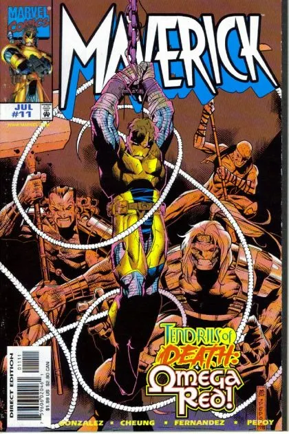 Maverick #11 Direct Edition comic book cover, 1998