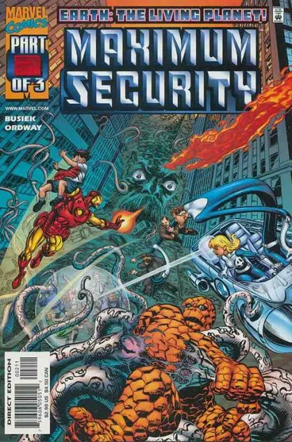 Maximum Security #2 comic book cover, 2000