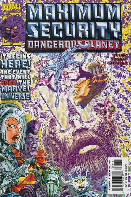 Maximum Security: Dangerous Planet #1 comic book cover, 2000