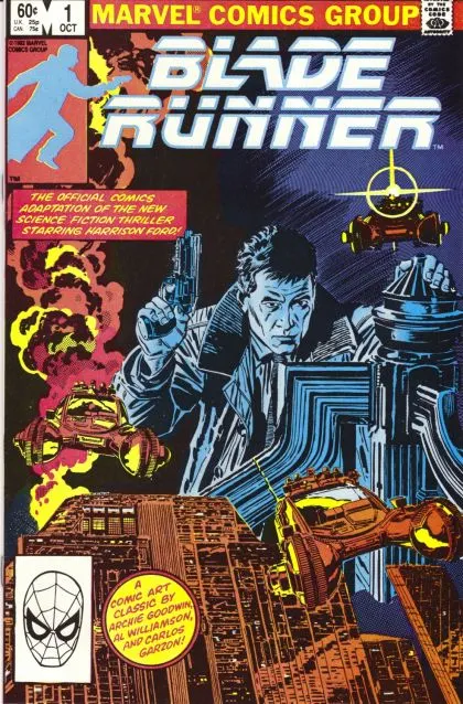 Blade Runner (Marvel) #1 Direct Edition comic book cover, 1982